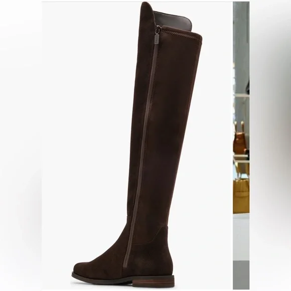 Blondo Layne waterproof Brown Over the Knee Boots Sleek Design new in box
